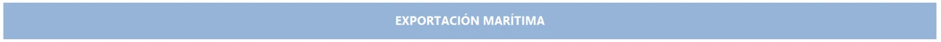 Exportación marítima